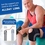 Galvaran Professional Knee Brace with Side Stabilizers, Adjustable Knee Support with Meniscus Pad& Patella Gel Pad for Meniscus Tear Knee Pain ACL MCL Injury Recovery Men & Women, Workout, Sports by Galvaran