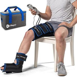 Lifepro Ice Machine for Knee Cryotherapy Machine - Cold Therapy Machine for Ankle, Calf, & Thigh Knee Ice Machine, Includes Reusable & Non-Toxic Wraps for Knee - Therapy Machine from LifePro