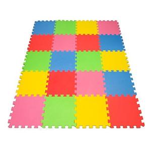 Angels 20 XLarge Foam Mats Toy ideal Gift, Colorful Tiles Multi Use, Create & Build A Safe PLay Area Interlocking Puzzle eva Non-Toxic Floor for Children Toddler Infant Kids Baby Room & Yard Superyard from Angels