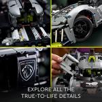 LEGO Technic Peugeot 9X8 24H Le Mans Hybrid Hypercar 42156 Collectible Race Car Building Kit for Adults and Teens, 1:10 Scale Racing Car Model, Gift for Motorsport Fans from LEGO