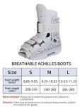 Tairibousy Inflatable Walker Boot Air Cam Walker Fracture Boot Medical Short Walking Boot Walker Brace Breathable Orthopaedic Boot for Foot Injury Ankle Sprain (Large) from Tairibousy