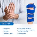 Fanwer Resting Hand Splint, Stroke Hand Therapy Equipment, Hand Brace with Finger Support for Stroke Recovery Patients, Carpal Tunnel Syndrome, Arthritis, Tendinitis, Metacarpal Breaks (Left) from Fanwer