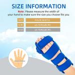 Fanwer Resting Hand Splint, Stroke Hand Therapy Equipment, Hand Brace with Finger Support for Stroke Recovery Patients, Carpal Tunnel Syndrome, Arthritis, Tendinitis, Metacarpal Breaks (Left) from Fanwer