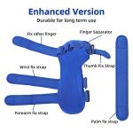Fanwer Resting Hand Splint, Stroke Hand Therapy Equipment, Hand Brace with Finger Support for Stroke Recovery Patients, Carpal Tunnel Syndrome, Arthritis, Tendinitis, Metacarpal Breaks (Left) from Fanwer