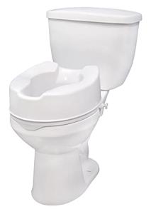Drive Medical 12066 Premium Raised Toilet Seat, Standard Seat, White by Drive Medical
