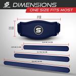Sleeve Stars Tennis Elbow Brace for Women & Men, Tennis Elbow Strap Tendonitis Arm Band, Counterforce Brace & Elbow Band for Tendon Relief & Support w/ 3 Forearm Straps, Fits 9-23 inch (One Size/Single/Navy Blue) from SS Sleeve Stars