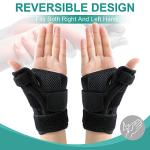 Kimihome Thumb Spica Splint, Thumb Wrist Stabilizer for Pain Relief, Tendonitis, Sprained and Carpal Tunnel Supporting, Thumb Spica Splint Fits Both Left and Right Hands by Kimihome