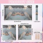 Lincia 6 Pieces 3 Ring Binder 1 Inch Round Ring Binder with 5 Tab Dividers Cute Binder Holds 8.5" x 11" Paper Marble Binder for Letter Size School Supplies and Office Supplies, 6 Designs from Lincia