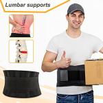 ABACKH Back Brace for Lower Back Pain - Lumbar Support Belt for Women & Men - Relief Back Pain,Lower Back Pain Relief for Herniated Disc, Sciatica, Scoliosis,Lower Back Belt 5XL(53"-65") by ABACKH