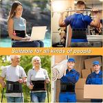 ABACKH Back Brace for Lower Back Pain - Lumbar Support Belt for Women & Men - Relief Back Pain,Lower Back Pain Relief for Herniated Disc, Sciatica, Scoliosis,Lower Back Belt 5XL(53"-65") by ABACKH