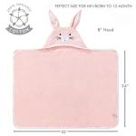 TBEZY Baby Hooded Towel with Unique Animal Design Ultra Soft Thick Cotton Bath Towel for Newborn (Bunny) from TBEZY