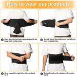 ABACKH Back Brace for Lower Back Pain - Lumbar Support Belt for Women & Men - Relief Back Pain,Lower Back Pain Relief for Herniated Disc, Sciatica, Scoliosis,Lower Back Belt 5XL(53"-65") by ABACKH