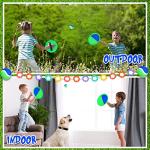 Vinsot Kids Toys Toss and Catch Game Set 20 Paddles 10 Balls Beach Game Outdoor Ball Sports Games Toss and Catch Ball Set with Paddles Ball Nylon Catch Toys for Kids Adults Playground (Blue Green) from Vinsot