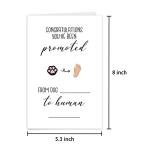 Joukfun Funny Pregnancy Announcement Card, Fill in The Blanks Pregnancy Reveal Card for Grandparents Dad, Promoted from Dog Grandparents to Human Grandparents, Baby Announcement Card by Joukfun