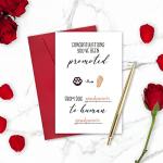 Joukfun Funny Pregnancy Announcement Card, Fill in The Blanks Pregnancy Reveal Card for Grandparents Dad, Promoted from Dog Grandparents to Human Grandparents, Baby Announcement Card by Joukfun