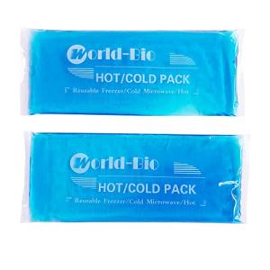 Ice Packs for Injuries Reusable Gel (2 Pack) - Hot Cold Gel Ice Pack for Injury, Pain Relief, Rehabilitation - Flexible Ice Packs for Knee, Shoulder, Back, Neck, Wrist - 4.7" x 12.2" by MR.ICE