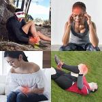 Ice Packs for Injuries Reusable Gel (2 Pack) - Hot Cold Gel Ice Pack for Injury, Pain Relief, Rehabilitation - Flexible Ice Packs for Knee, Shoulder, Back, Neck, Wrist - 4.7" x 12.2" by MR.ICE