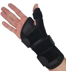 Thumb Splint & Wrist Brace - Carpal Tunnel Wrist Splint with Thumb Spica Thumb Brace. Thumb Stabilizer & Wrist Support For Tendonitis Pain, Arthritis, Trigger Thumb Fits Men or Women's Hands - SMALL/MEDIUM, RIGHT by ARMSTRONG AMERIKA