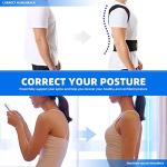 ZSZBACE Back Brace Posture Corrector Clavicle Support Brace Medical Device to Improve Bad Posture, Thoracic Kyphosis, Shoulder Alignment, Upper Back Pain Relief for Men and Women (XXL) by ZSZBACE
