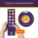 Special Supplies AAC Communication Device for Speech Therapy, Talker Buddy Communication Device for Non Verbal Kids & Adults, Autism Talking Aids for Home or School, Communication Device W/Travel Bag by Special Supplies