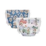 The Honest Company Clean Conscious Diapers | Plant-Based, Sustainable | Holiday '22 Prints | Club Box, Size 1 (8-14 lbs), 80 Count by The Honest Company