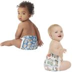 The Honest Company Clean Conscious Diapers | Plant-Based, Sustainable | Holiday '22 Prints | Club Box, Size 1 (8-14 lbs), 80 Count by The Honest Company