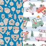 The Honest Company Clean Conscious Diapers | Plant-Based, Sustainable | Holiday '22 Prints | Club Box, Size 1 (8-14 lbs), 80 Count by The Honest Company