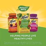 Natureâs Way Alive! Calcium Bone Support*, Max Absorption, Plant Source Calcium, 120 Tablets from Nature's Way