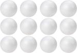 TFARC FOAM 3 Inch Craft Foam Balls 12-Pack, Polystyrene Balls for DIY Crafts School Supplies Decorations(White) by TFARC FOAM
