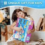 beefunni Dance Mat for Kids - Blue Frozen Themed Musical Dance Pad, Dance Game Toys with LED Lights, Including 5 Modes and 3 Challenge Levels, Birthday Gifts for Girls Boys Age 3 4 5 6 7 8-12 from beefunni