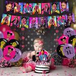 That Girl Lay Lay Party Decorations,Birthday Party Supplies For That Girl Lay Lay Party Supplies Includes Banner - Cake Topper - 12 Cupcake Toppers - 18 Balloons by Kithwaro