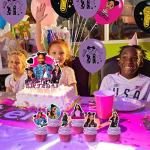 That Girl Lay Lay Party Decorations,Birthday Party Supplies For That Girl Lay Lay Party Supplies Includes Banner - Cake Topper - 12 Cupcake Toppers - 18 Balloons by Kithwaro