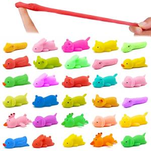 30 Pcs Slingshot Animals Finger Toys, Catapult Toys as Fun as Slingshot Chicken, Cute Shapes, More Colors, Great for Flying Games and Party Favors. by Pushymile