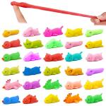 30 Pcs Slingshot Animals Finger Toys, Catapult Toys as Fun as Slingshot Chicken, Cute Shapes, More Colors, Great for Flying Games and Party Favors. by Pushymile