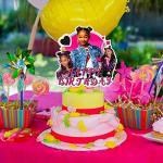 That Girl Lay Lay Party Decorations,Birthday Party Supplies For That Girl Lay Lay Party Supplies Includes Banner - Cake Topper - 12 Cupcake Toppers - 18 Balloons by Kithwaro