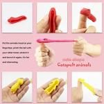 30 Pcs Slingshot Animals Finger Toys, Catapult Toys as Fun as Slingshot Chicken, Cute Shapes, More Colors, Great for Flying Games and Party Favors. by Pushymile