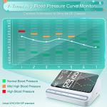 Accurate Blood Pressure Monitors 2023,Smart Track AVG BP Curve & Largest Widescreen LED Display,Adjustable Blood Pressure Cuff,Smart Blood Pressure Machine with USB Cable,Fast Automatic for 2 Users by Healthing