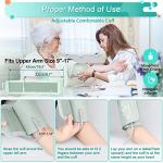 Accurate Blood Pressure Monitors 2023,Smart Track AVG BP Curve & Largest Widescreen LED Display,Adjustable Blood Pressure Cuff,Smart Blood Pressure Machine with USB Cable,Fast Automatic for 2 Users by Healthing