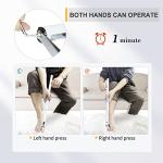 Long Handled Toenail Clippers 4mm Wide Jaw Opening No Need to Bending Over Cutting Easy for Seniors Overweight, Obese, Hip and Waist Patients. (Extended- 28" / 70cm) from DEPSUNNY