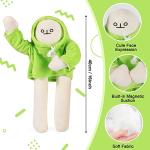 Antilrti 16 Inch Banana Doll Plush, Stuffed Man Toy with Magnet DIY Funny Changeable Plush Pillow Decompression Toy Birthday Christmas Party Gift for Kids Boys Girls from Antilrti