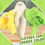 Antilrti 16 Inch Banana Doll Plush, Stuffed Man Toy with Magnet DIY Funny Changeable Plush Pillow Decompression Toy Birthday Christmas Party Gift for Kids Boys Girls from Antilrti