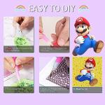 Diamond Painting Kits for Kids, 4 Pack DIY 5D Cartoon Painting Art for Kids, Diamond Arts and Crafts Kits Big Gem Diamond Dots for Children Ages 6-12 Girls Boys for Birthday Christmas Gifts 6x6 Inch from MYHALI