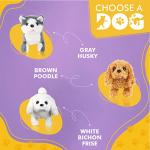 BETTERLINE Puppy Electronic Interactive Pet Dog -Walking, Barking, Tail Wagging, Stretching Companion Animal for Kids (Brown Poodle) from BetterLine