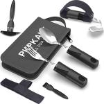 PKPKAUT Adaptive Utensils for Parkinsons Patients Elderly, Weighted Utensils for Hand Tremors, Parkinsons Eating Utensils for Disabled People, Weighted Silverware for Hand Tremors Arthritic Hands from PKPKAUT