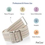 Gait Belt for Seniors and Physical Therapy - 60" x 2" Canvas with Easy Release Metal Buckle - Medical Safety Strap to Lift, Transfer Patients with Fall Risk from Pro Cure Products