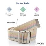 Gait Belt for Seniors and Physical Therapy - 60" x 2" Canvas with Easy Release Metal Buckle - Medical Safety Strap to Lift, Transfer Patients with Fall Risk from Pro Cure Products