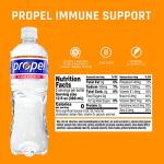 Propel Immune Support with Vitamin C + Zinc, Orange Raspberry, 24oz Bottle, Pack of 12 by AmazonUs/ONBD9