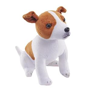 WILD REPUBLIC Rescue Dog, Jack Russell Terrier, Stuffed Animal, with Sound, 5.5 inches, Gift for Kids, Plush Toy, Fill is Spun Recycled Water Bottles from Wild Republic