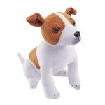WILD REPUBLIC Rescue Dog, Jack Russell Terrier, Stuffed Animal, with Sound, 5.5 inches, Gift for Kids, Plush Toy, Fill is Spun Recycled Water Bottles from Wild Republic