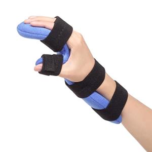 Scurnhau Resting Hand Splint, Functional Hand Brace, Wrist & Finger Night Immobilizer, Hand Support for Tendinitis, Arthritis, Carpal Tunnel Syndrome, Stroke Hand, Fit for Left and Right Hand by Scurnhau
